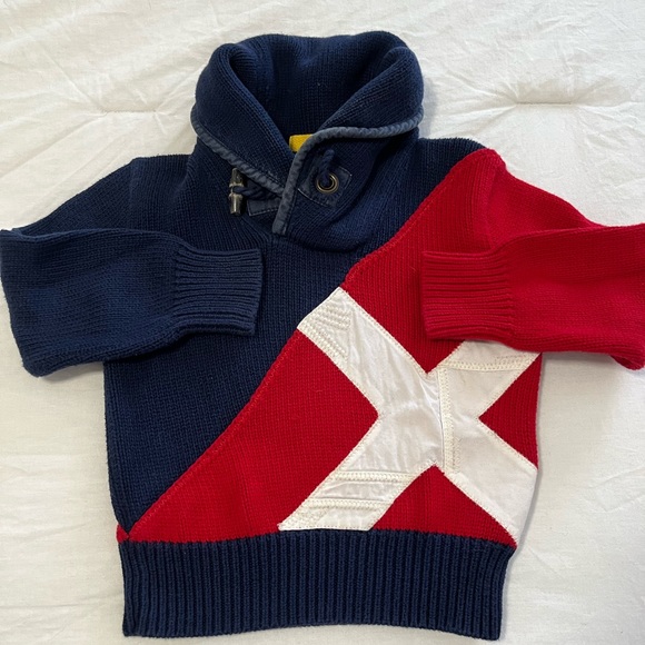 Polo, Ralph, Lauren, toddler boys for tea, pullover cardigan - Picture 1 of 4